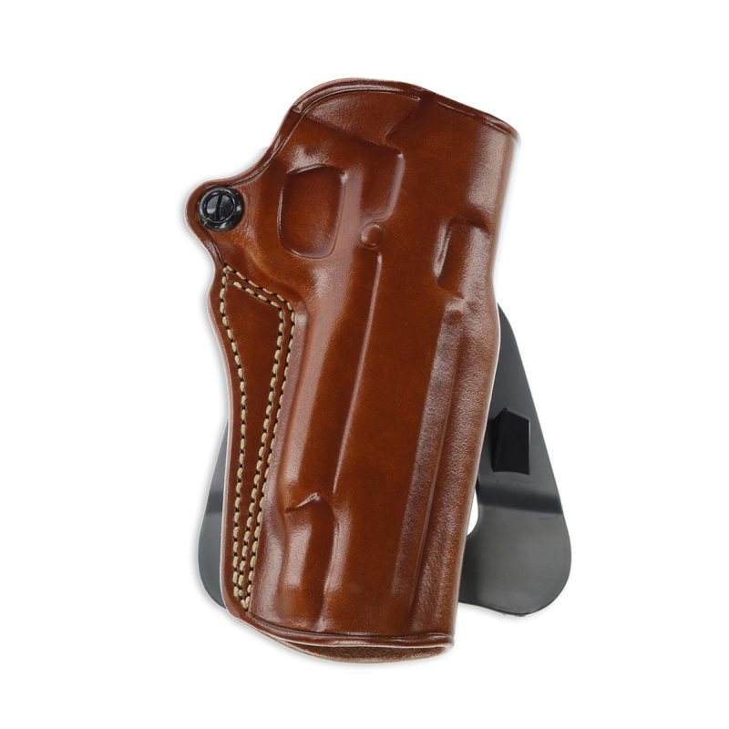 Funda de caza exterior OWB de cuero con pala y trabilla para cinturón - Vista 2