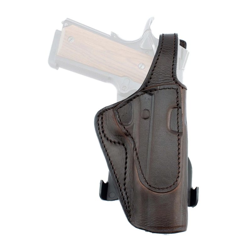 Funda de pala giratoria de cuero con liberación de pulgar - Vista 4