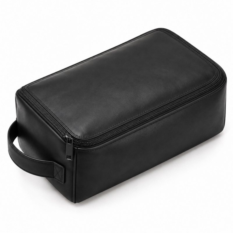 Bolsa de viaje de piel para zapatos - Vista completa del producto