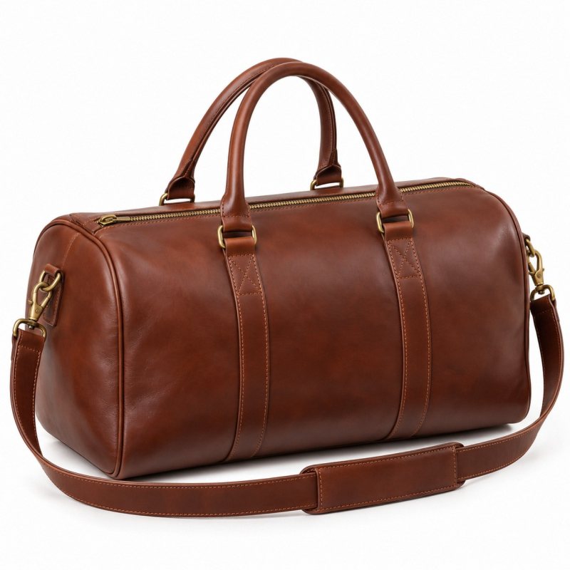 Bolsa de viaje de piel tipo weekender - Vista completa del producto