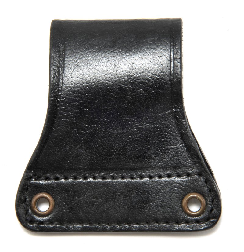 Adaptador de cinturón de cuero negro para gancho de alambre - Vista 2