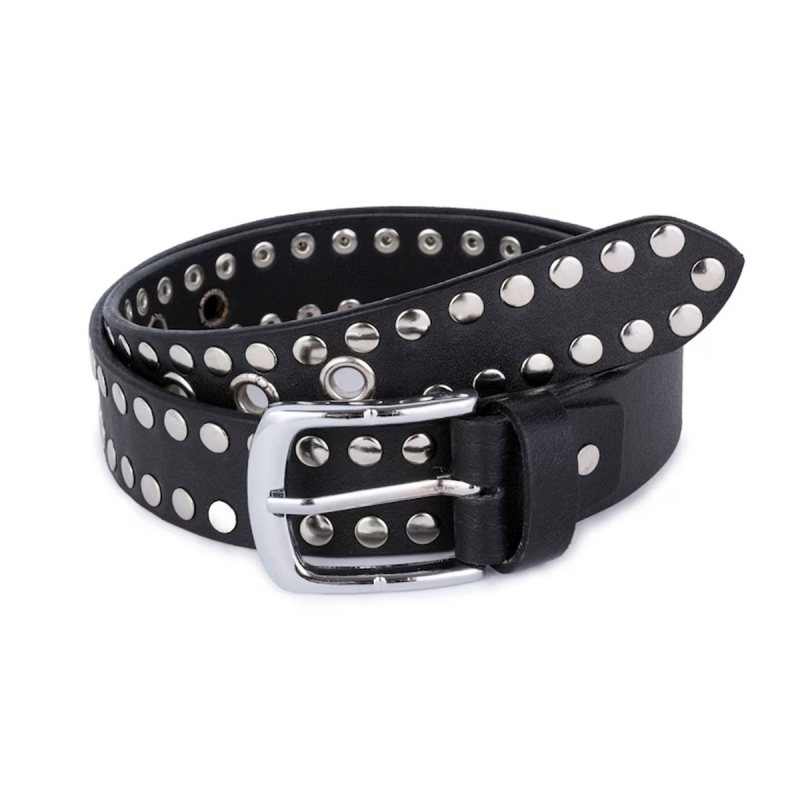 Cinturón de motorista de cuero con tachuelas Leathershire - Vista 22