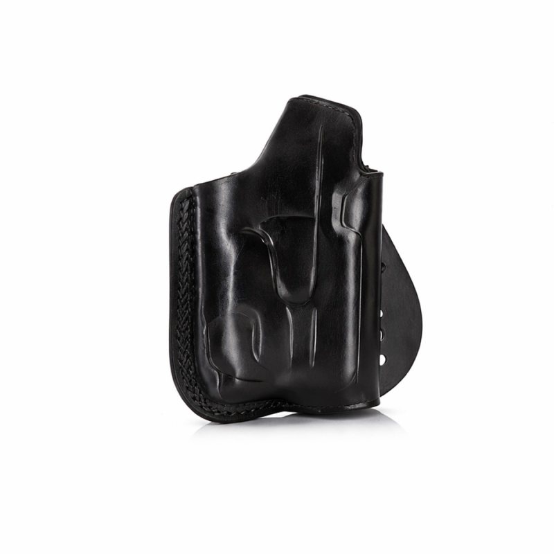 Funda exterior OWB de pala de cuero compatible con linterna - Vista 2