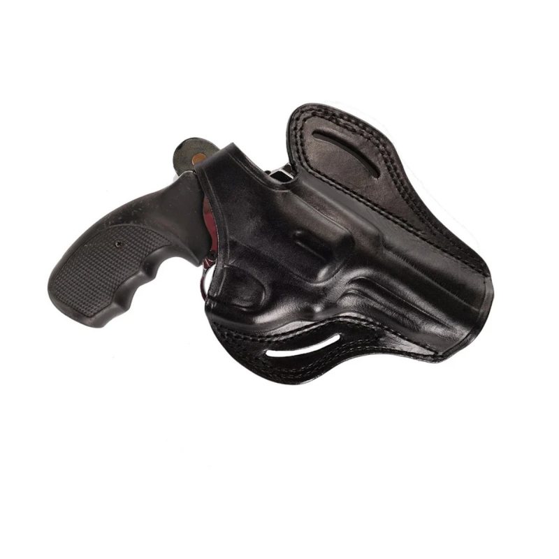 Funda exterior OWB de cuero para revólver con cierre de pulgar - Vista 2