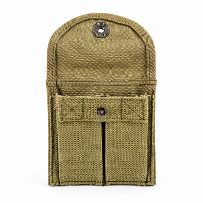 Portacargador de culata de lona para carabina M1 de color verde oliva claro - Vista 1