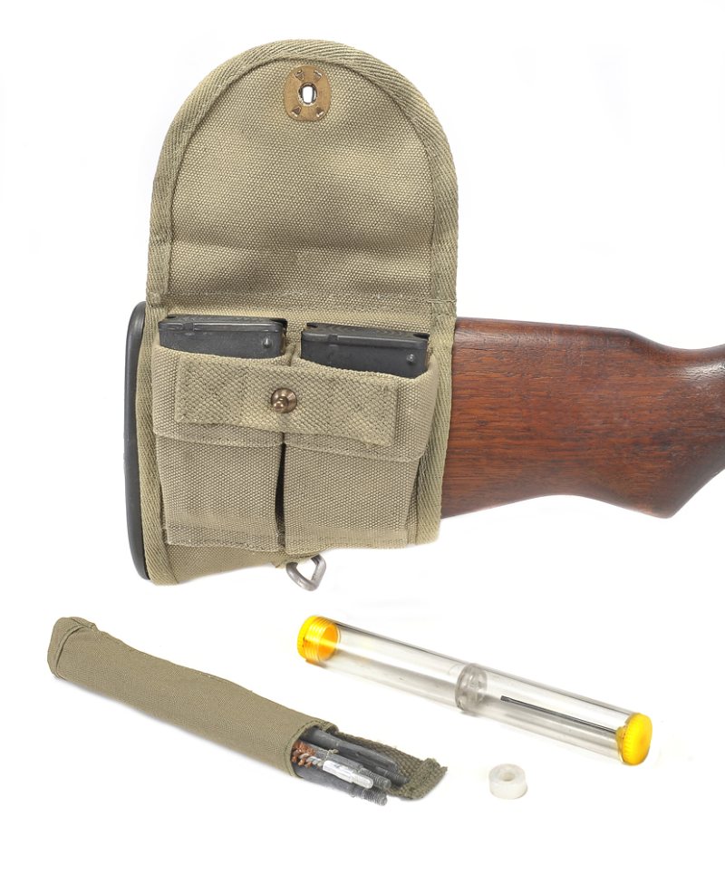 Conjunto de bolsillo de culata y kit de limpieza para M1 Garand de color verde oliva - Vista 2