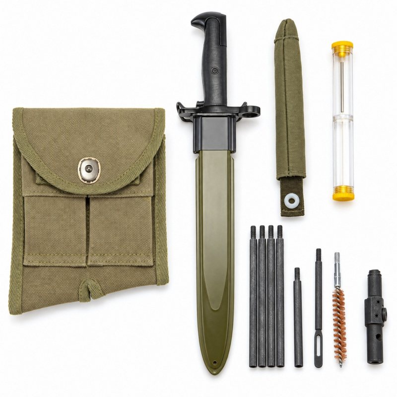Conjunto de bolsillo de culata, bayoneta y kit de limpieza para M1 Garand - Vista 1