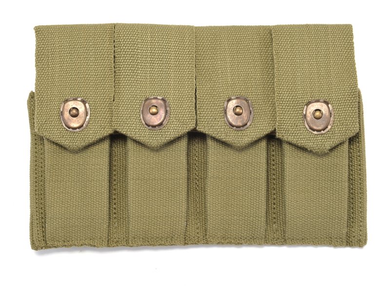Portacargadores M1911 .45 de estilo Rigger de cuatro compartimentos de color verde oliva claro - Vista 2