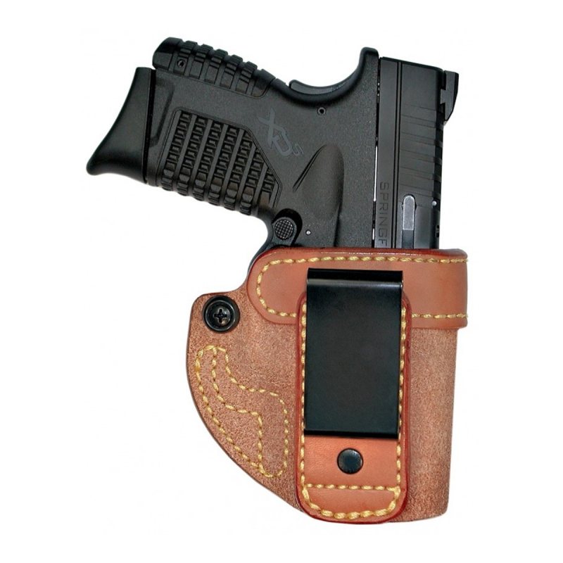 Funda interior IWB de cuero natural con acceso de empuñadura de combate, apta para camisa por dentro - Vista 3