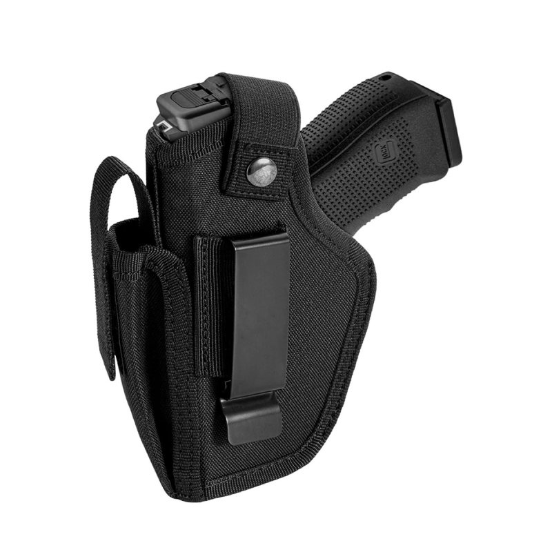 Funda universal de nailon negro con portacargador - Vista 5