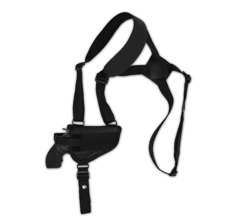 Funda de hombro horizontal de nailon negro para una pistola - Vista 16