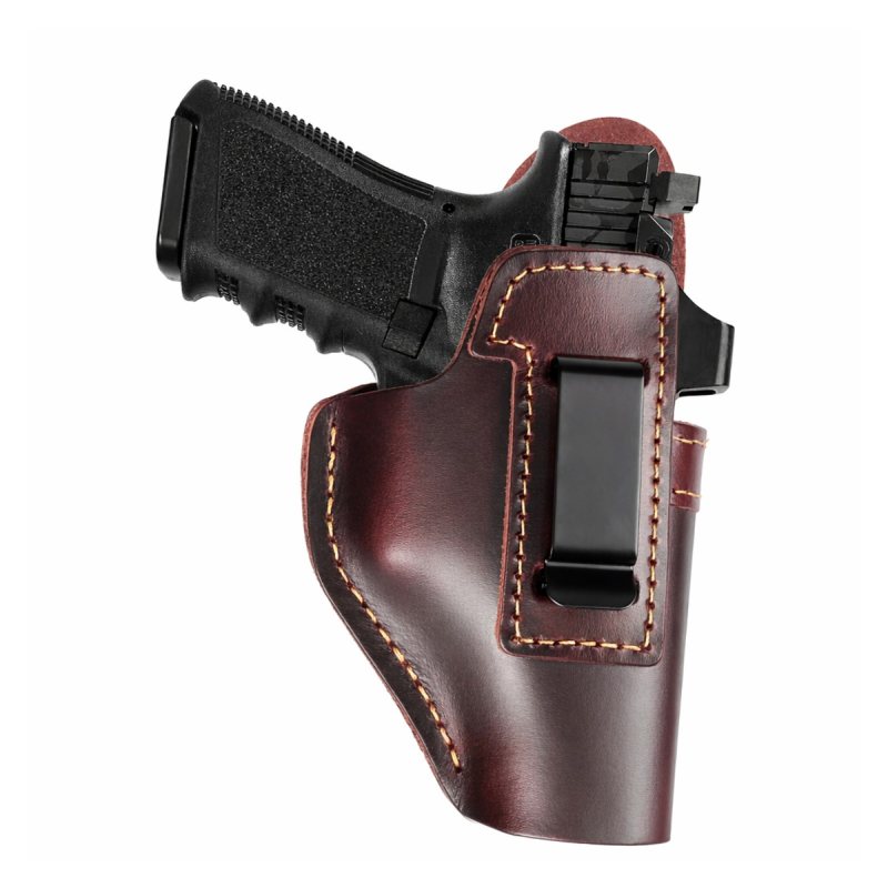Funda interior IWB de cuero burdeos preparada para óptica - Vista 2