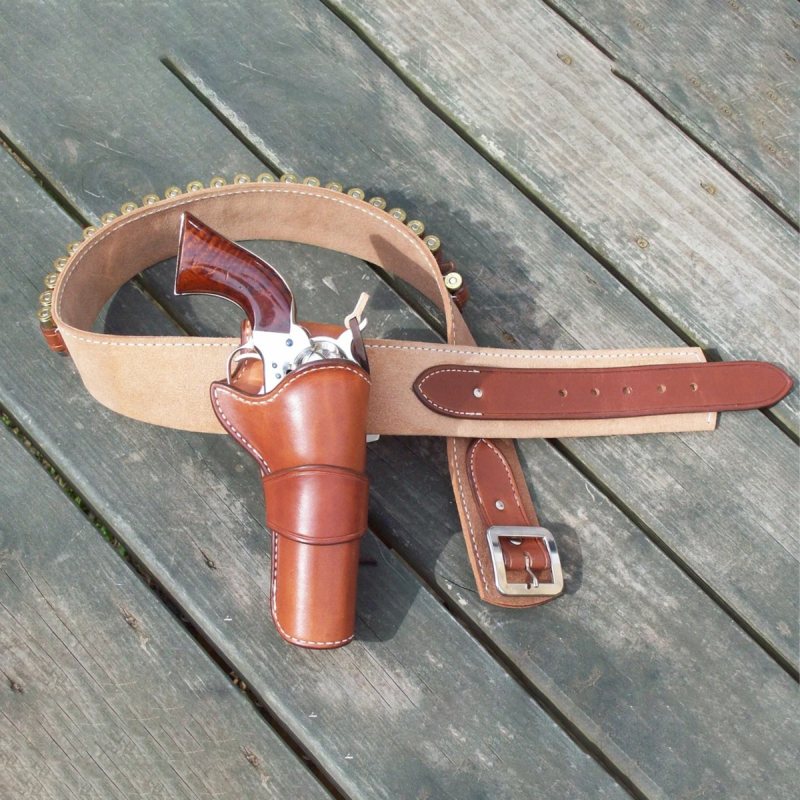 Equipo de cuero Reddog The Duke para tiro cowboy action - Vista 2