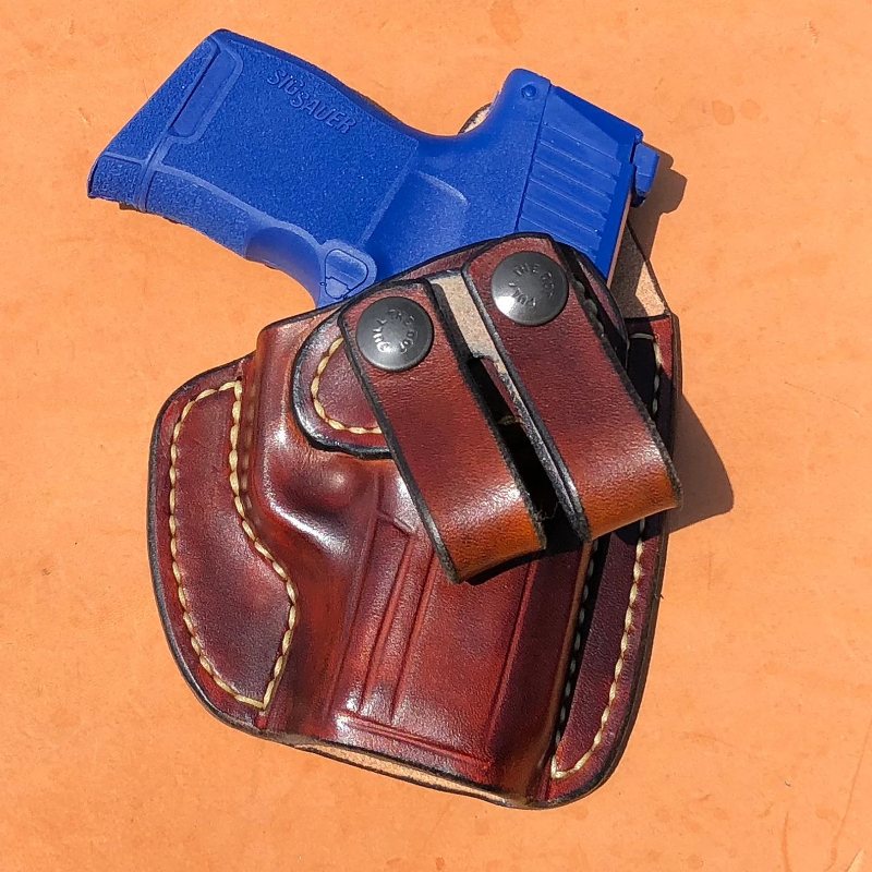 Funda interior IWB de cuero para Ruger RXM compatible con visor óptico - Vista 2