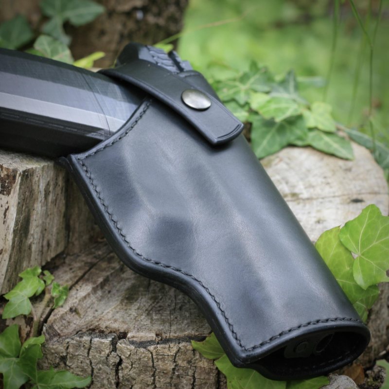Funda de cinturón de cuero liso para Smith & Wesson M&P9 - Vista 2