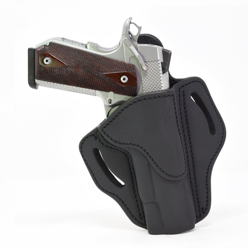 Funda exterior OWB de cuero negro Stealth para 1911 - Vista 1