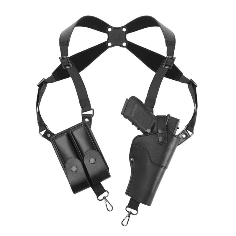 Funda táctica de hombro negra para porte oculto bajo el brazo - Vista 2