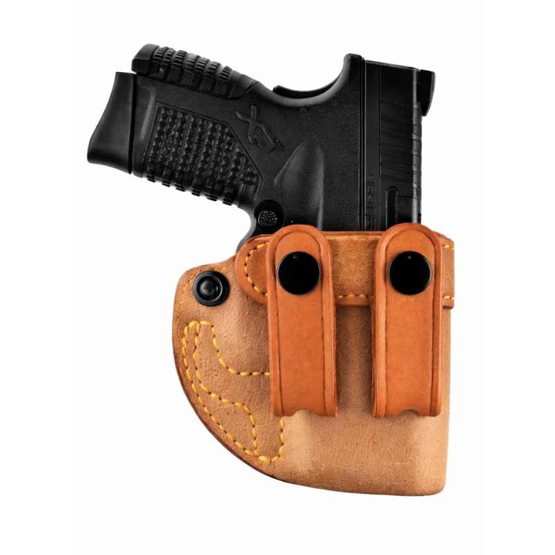 Funda interior IWB de cuero color habana con dos correas de broche - Vista 5