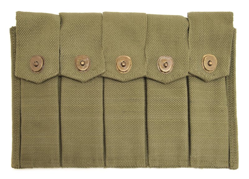 Portacargadores Thompson de cinco compartimentos para cargadores de 20 cartuchos de color verde oliva oscuro - Vista 2