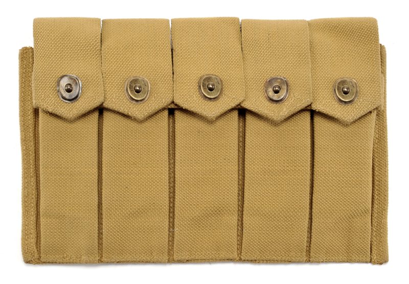 Portacargadores Thompson de cinco compartimentos para cargadores de 20 cartuchos de color caqui - Vista 2