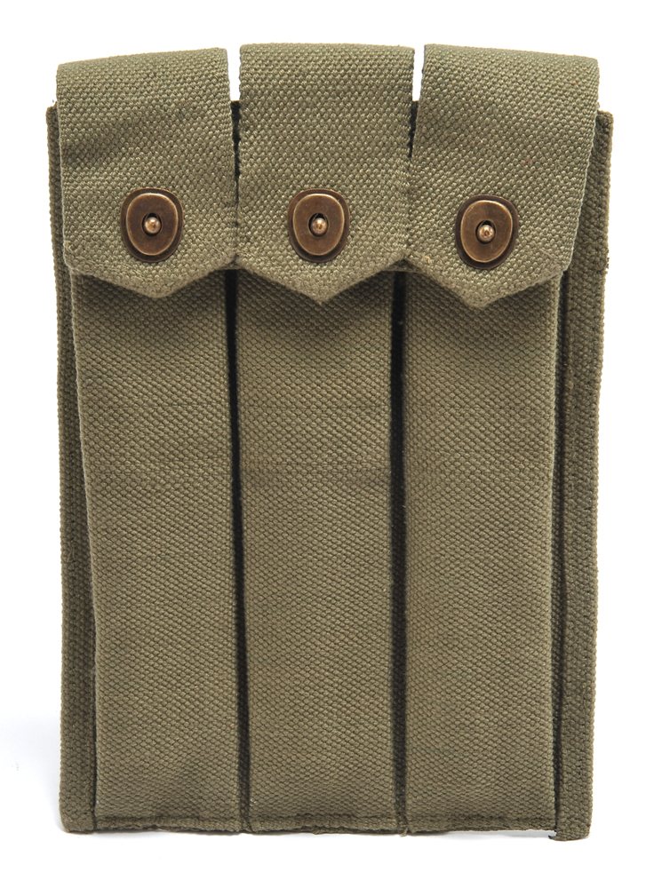 Portacargadores Thompson de tres compartimentos para cargadores de 30 cartuchos de color verde oliva oscuro - Vista 2