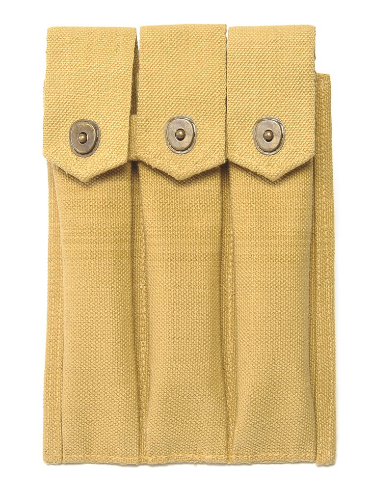 Portacargadores Thompson de tres compartimentos para cargadores de 30 cartuchos de color caqui - Vista 2