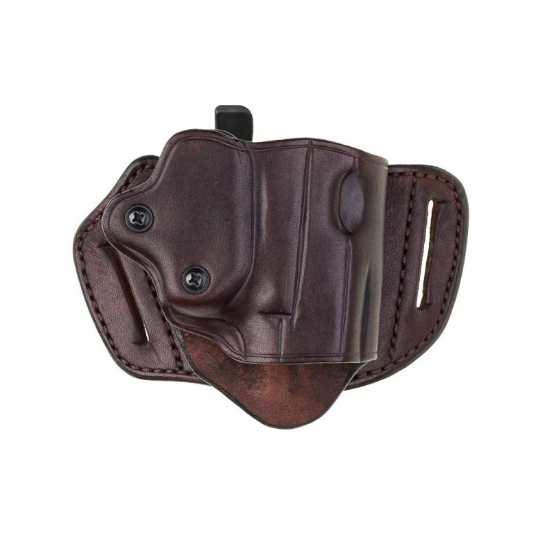 Funda Trailguard con boca del cañón abierta, trabilla para cinturón y liberación con el pulgar - Vista 2