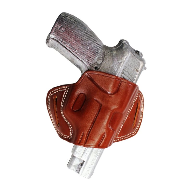 Funda exterior OWB de cuero marrón de extracción rápida - Vista 6