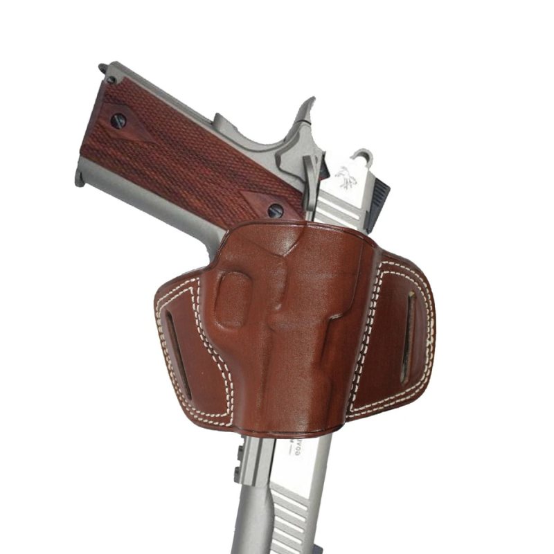 Funda exterior OWB de cuero marrón de extracción rápida - Vista 6