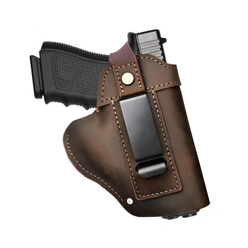 Funda interior IWB universal de cuero con clip metálico - Vista 1