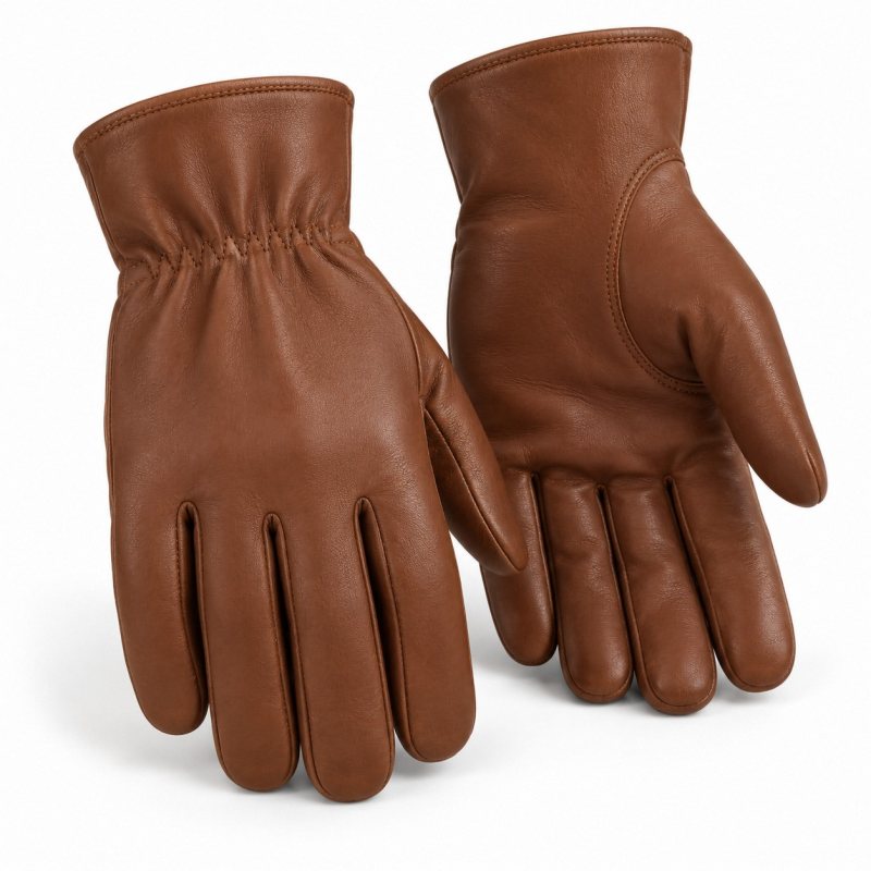 Guantes roper de piel sin forro y puño corto - Vista completa del producto