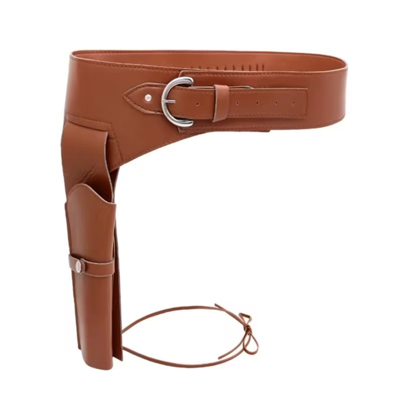 Cinturón Western de piel sintética con funda de pernera - Vista 9